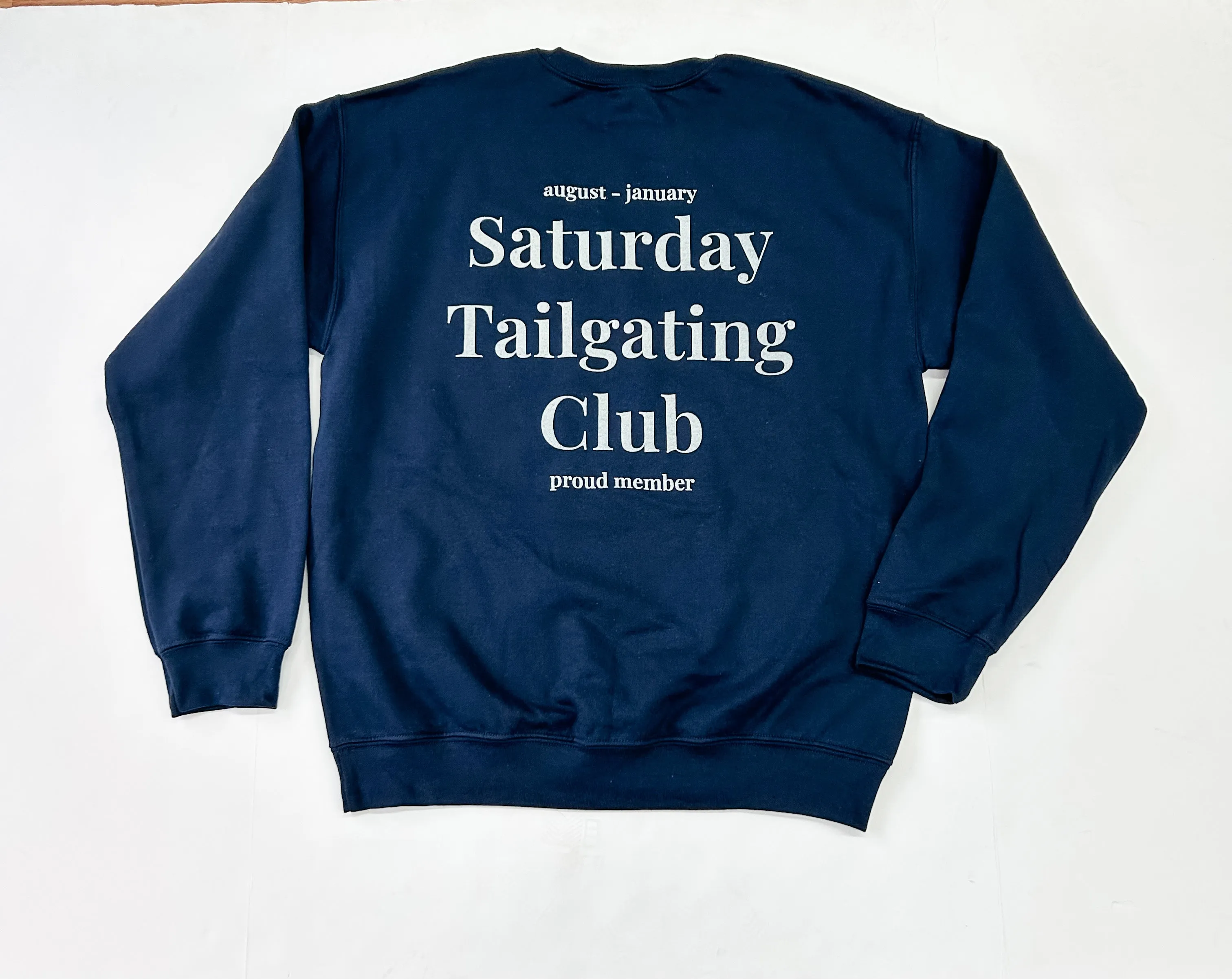 Saturday Tailgating Club Sweatshirt - Navy