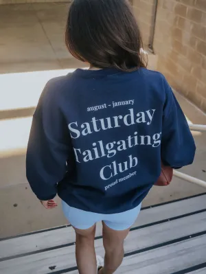 Saturday Tailgating Club Sweatshirt - Navy