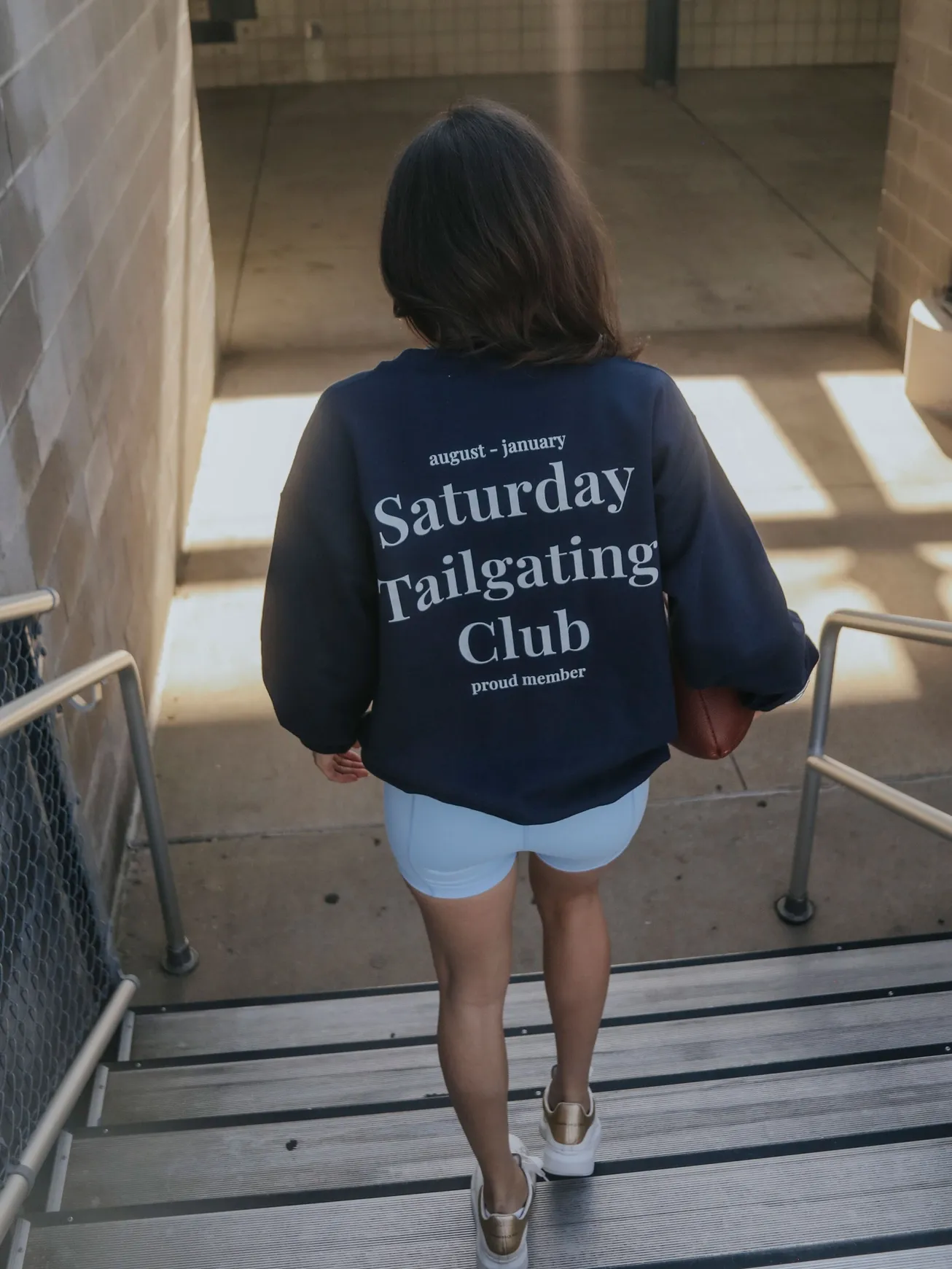 Saturday Tailgating Club Sweatshirt - Navy