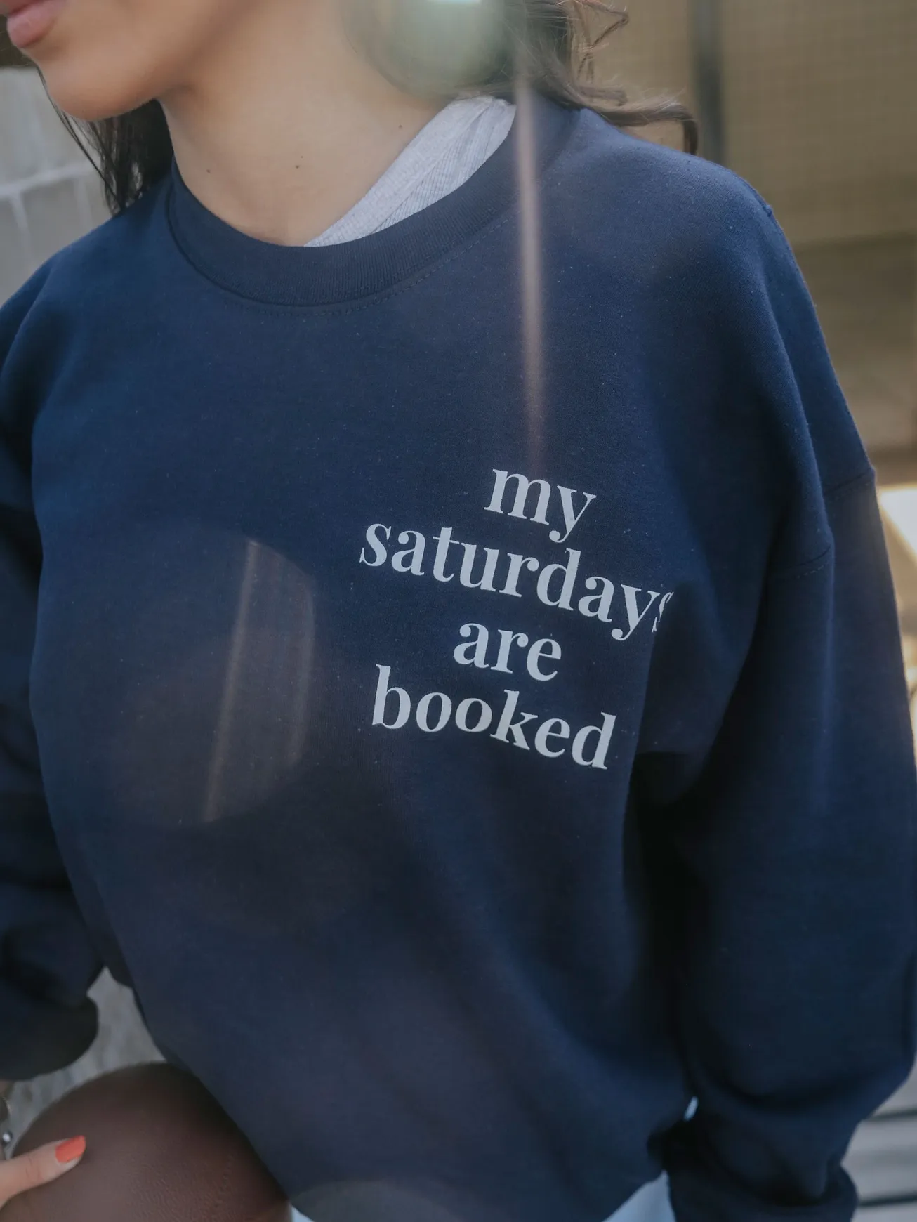 Saturday Tailgating Club Sweatshirt - Navy