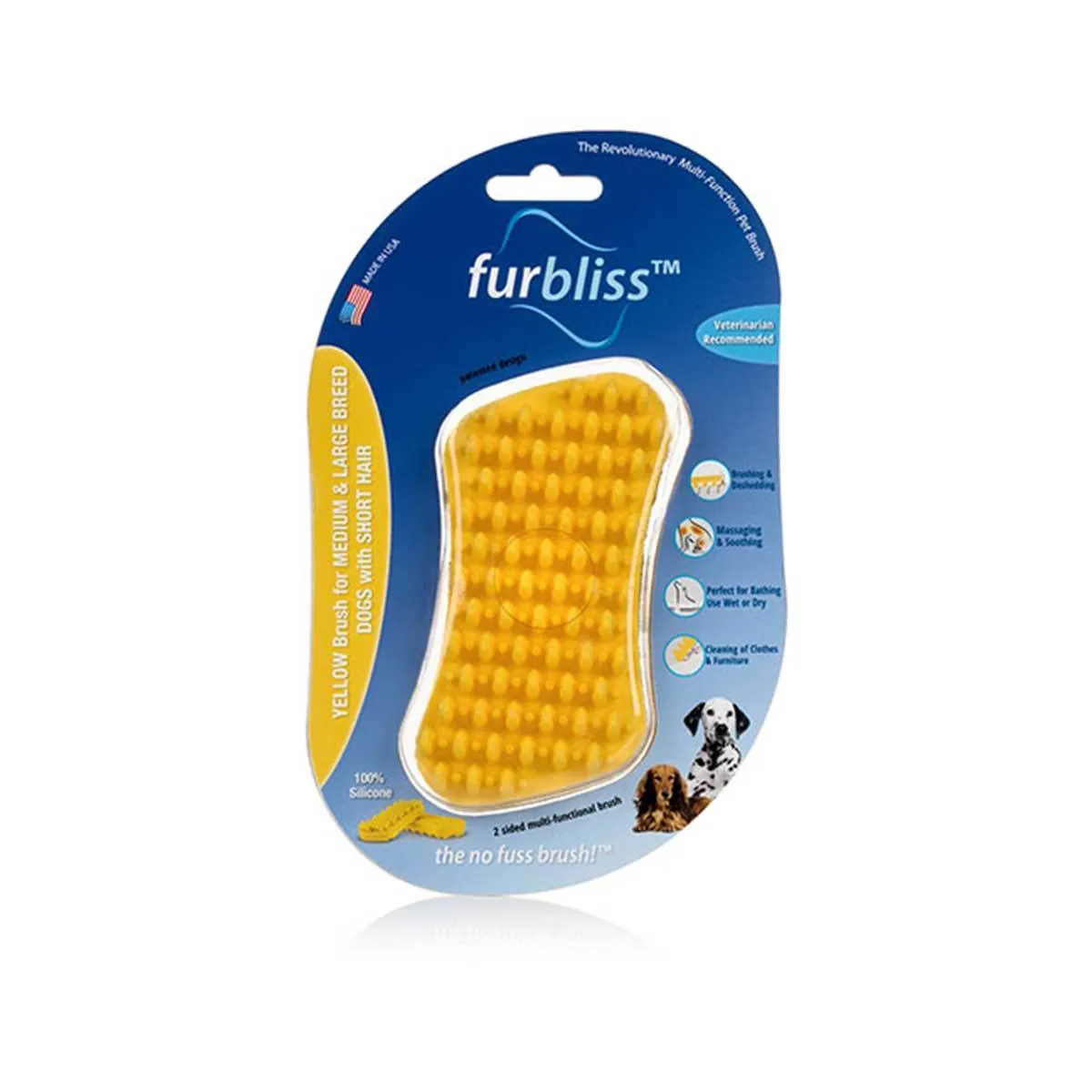 Short Hair Brush for Medium to Large Dogs