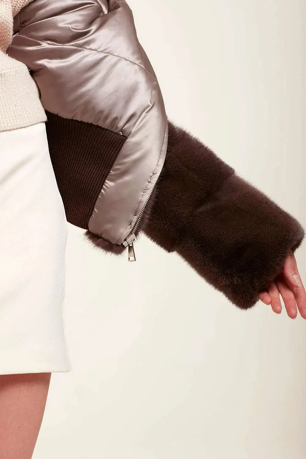 Short mink jacket