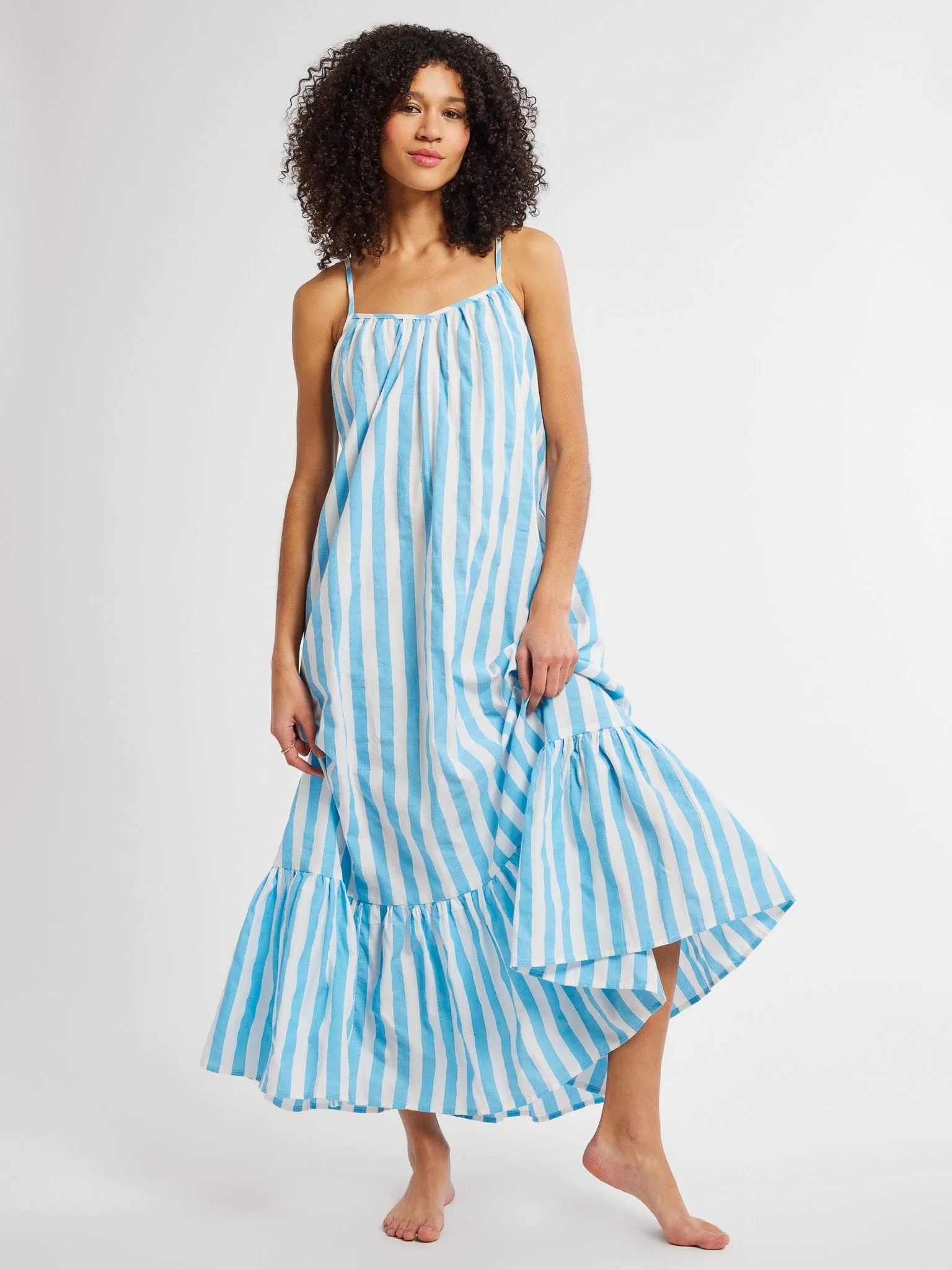 Sienna Dress in Atoll Stripe