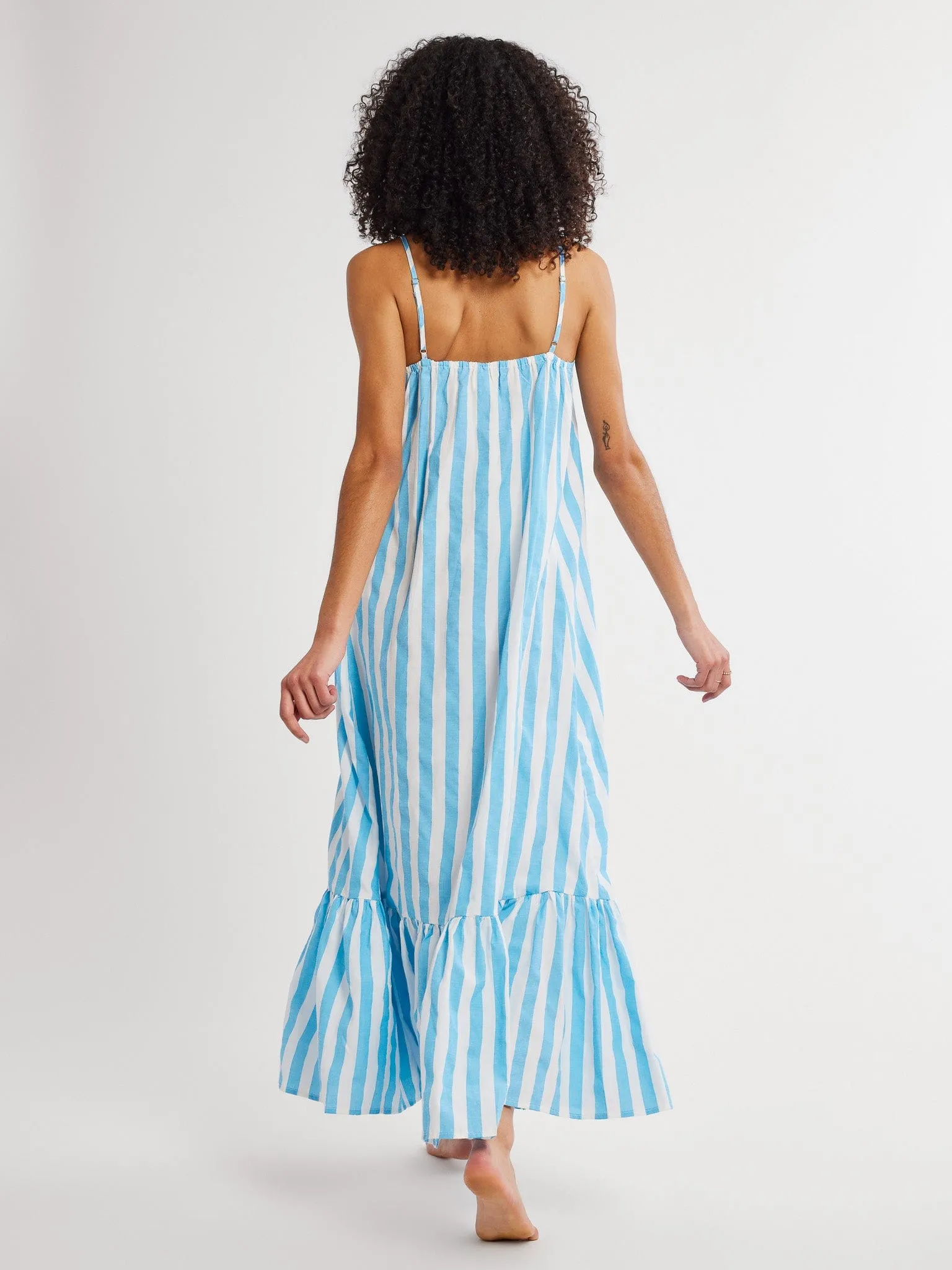 Sienna Dress in Atoll Stripe