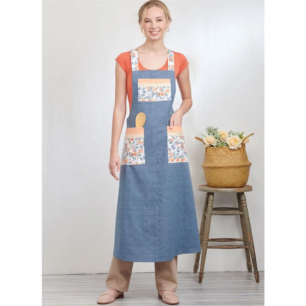 Simplicity Sewing Pattern S9938 Misses' Pullover Aprons