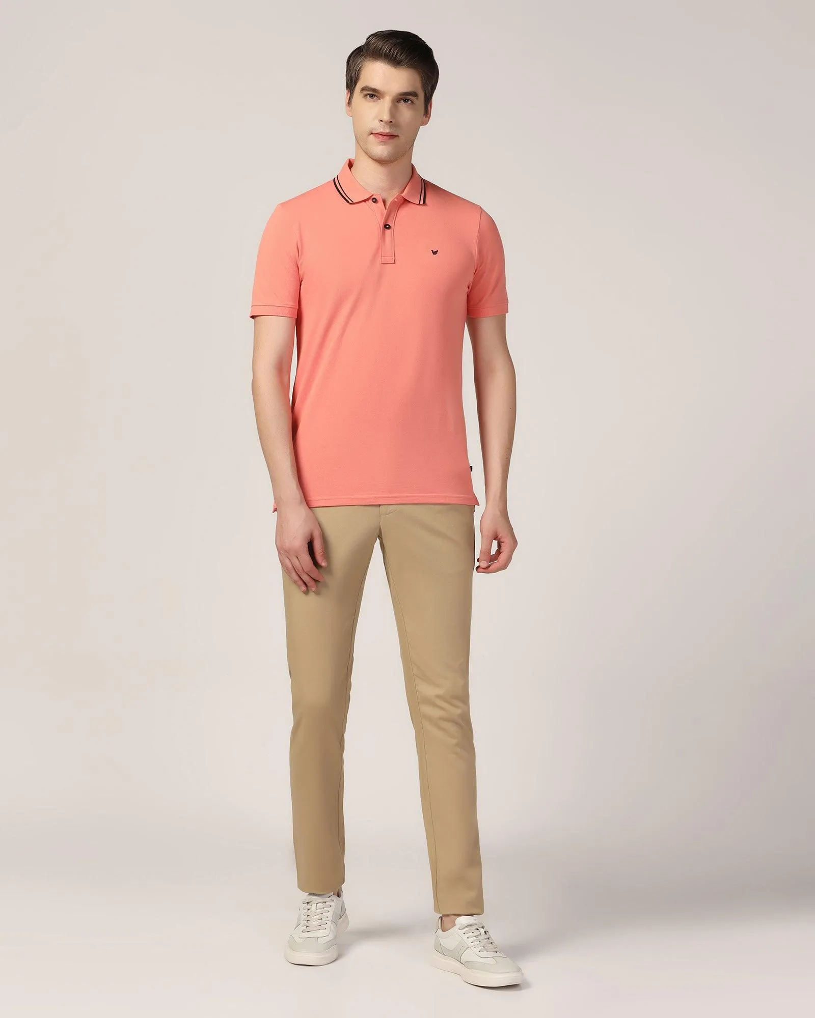 Slim Fit B-91 Casual Khaki Solid Khakis - Mint