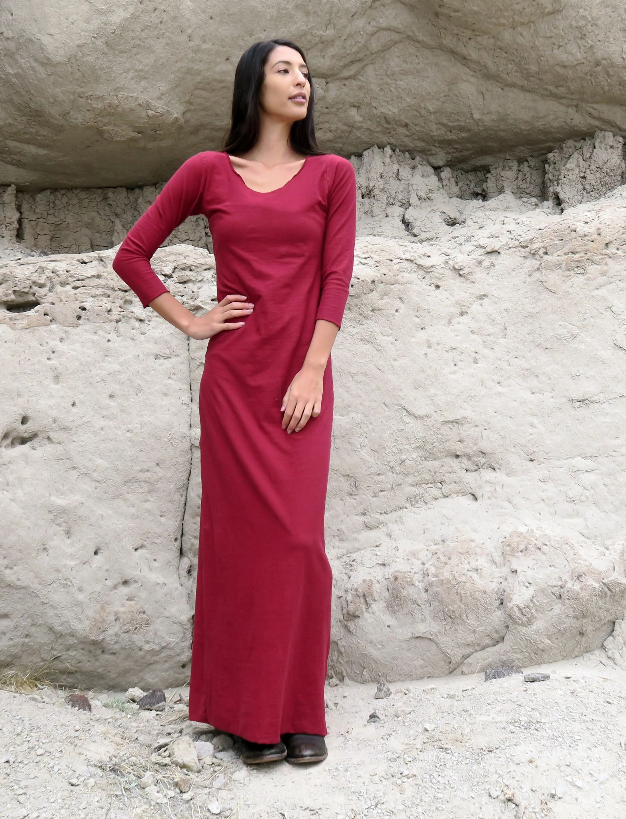 Slip Pencil Long Dress