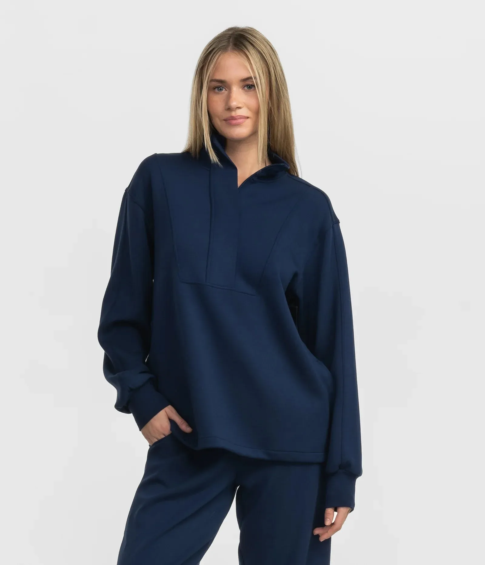 Southern shirt AstroKnit Performance Qtr Zip - Classic Navy