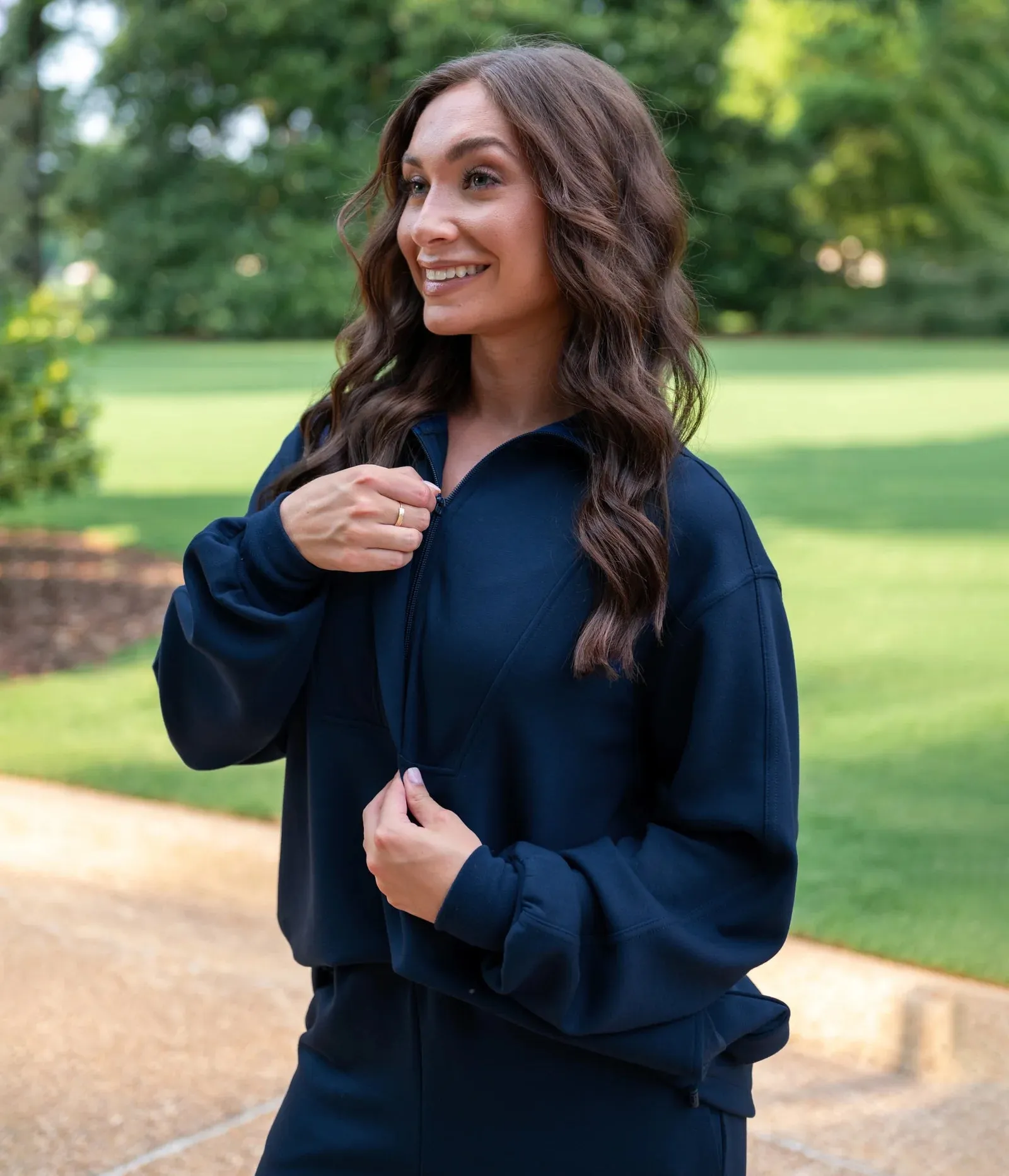 Southern shirt AstroKnit Performance Qtr Zip - Classic Navy