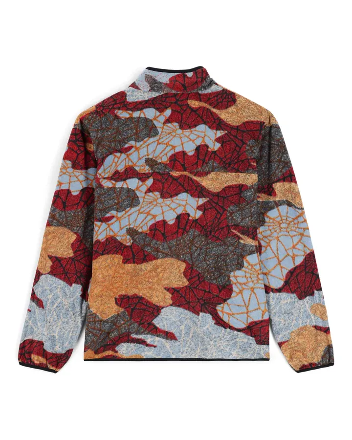 Spyder Unisex Snap Lounge Pullover - Red Multi - 2023