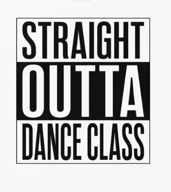 Straight Outta Dance Class Crewneck Sweatshirt