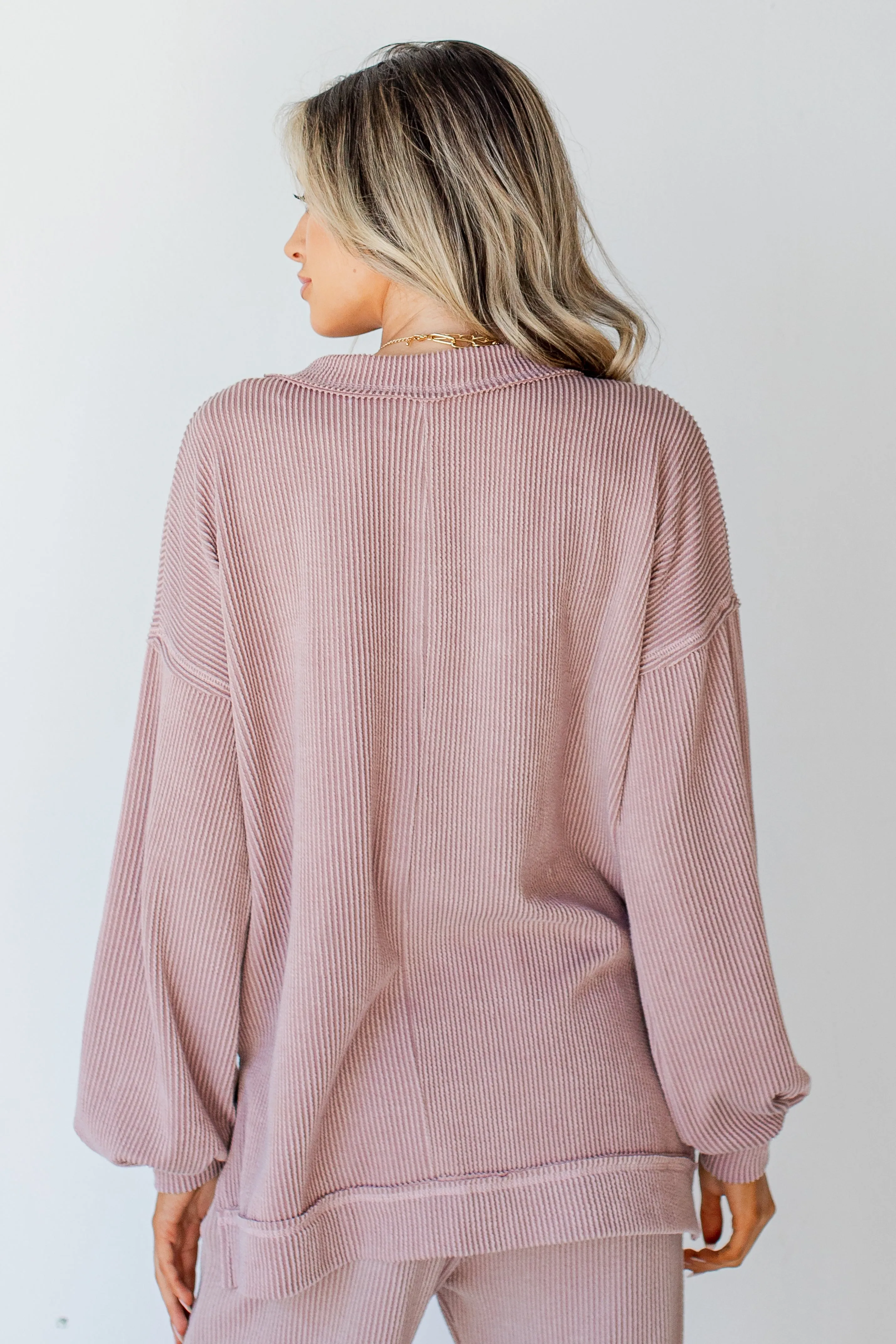 Take The Day Off Corded Pullover