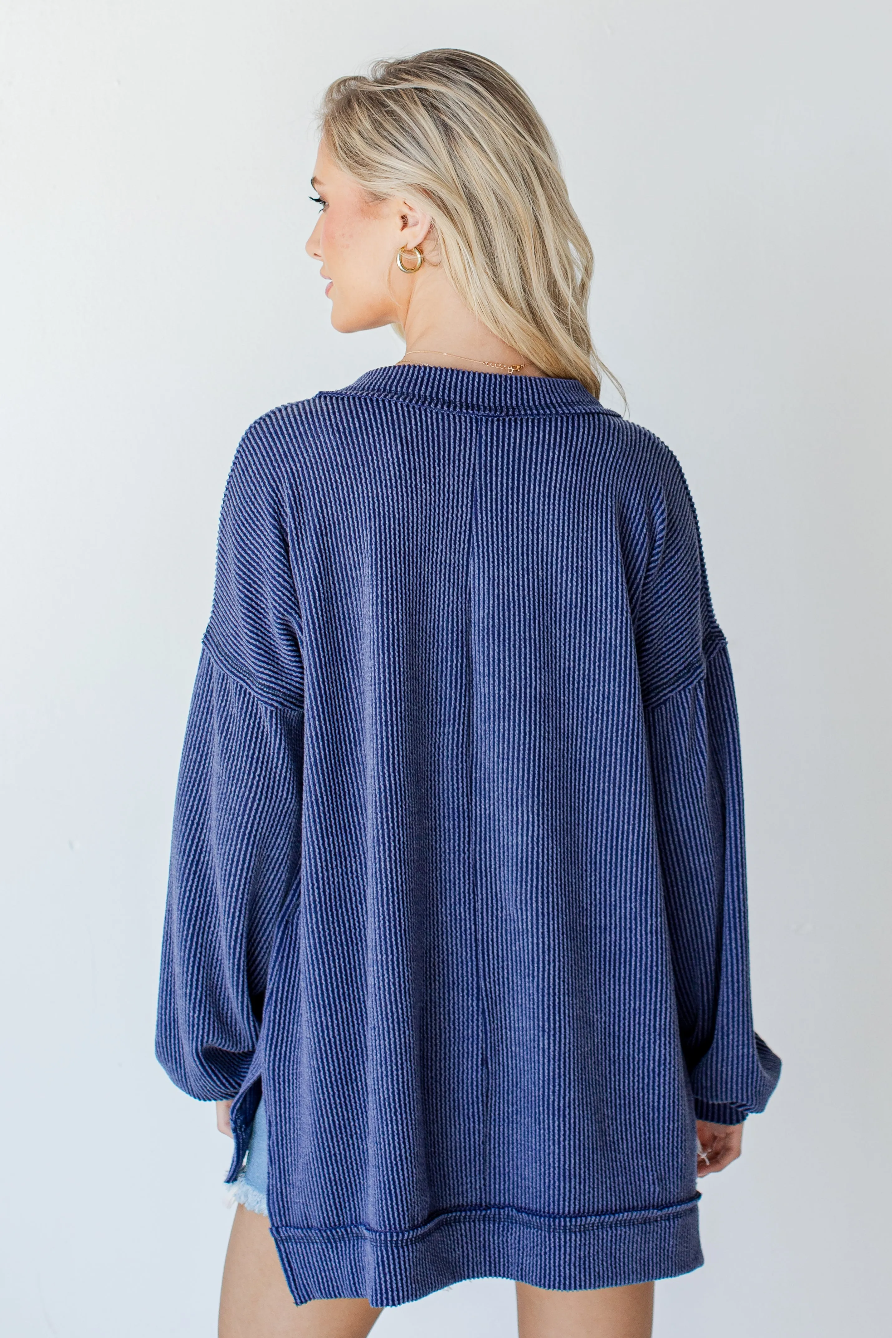 Take The Day Off Corded Pullover