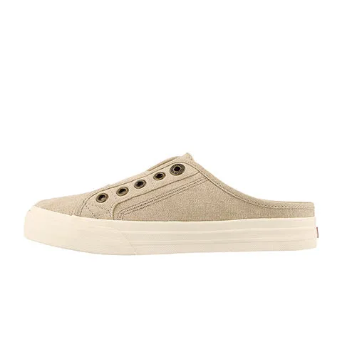 Taos EZ Soul Slip On Sneaker (Women) - Oat Washed Canvas