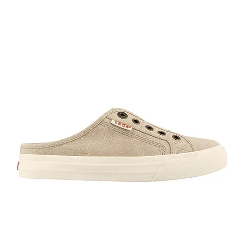 Taos EZ Soul Slip On Sneaker (Women) - Oat Washed Canvas