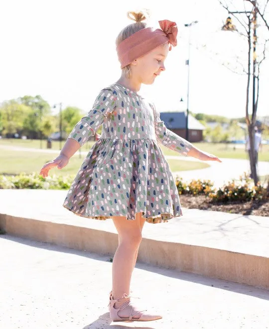 Twirly Dress in Multicolor