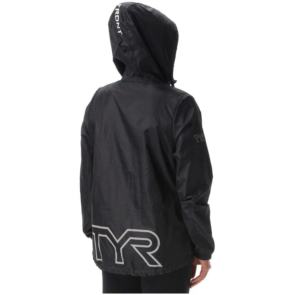 TYR Womens Black Elite Team Windbreaker