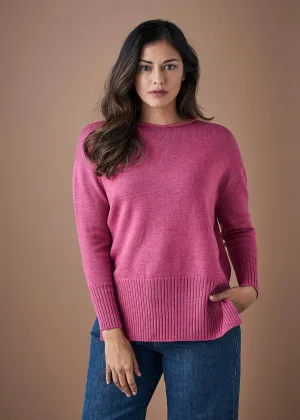 Uimi Hansel Crew Neck Jumper Raspberry