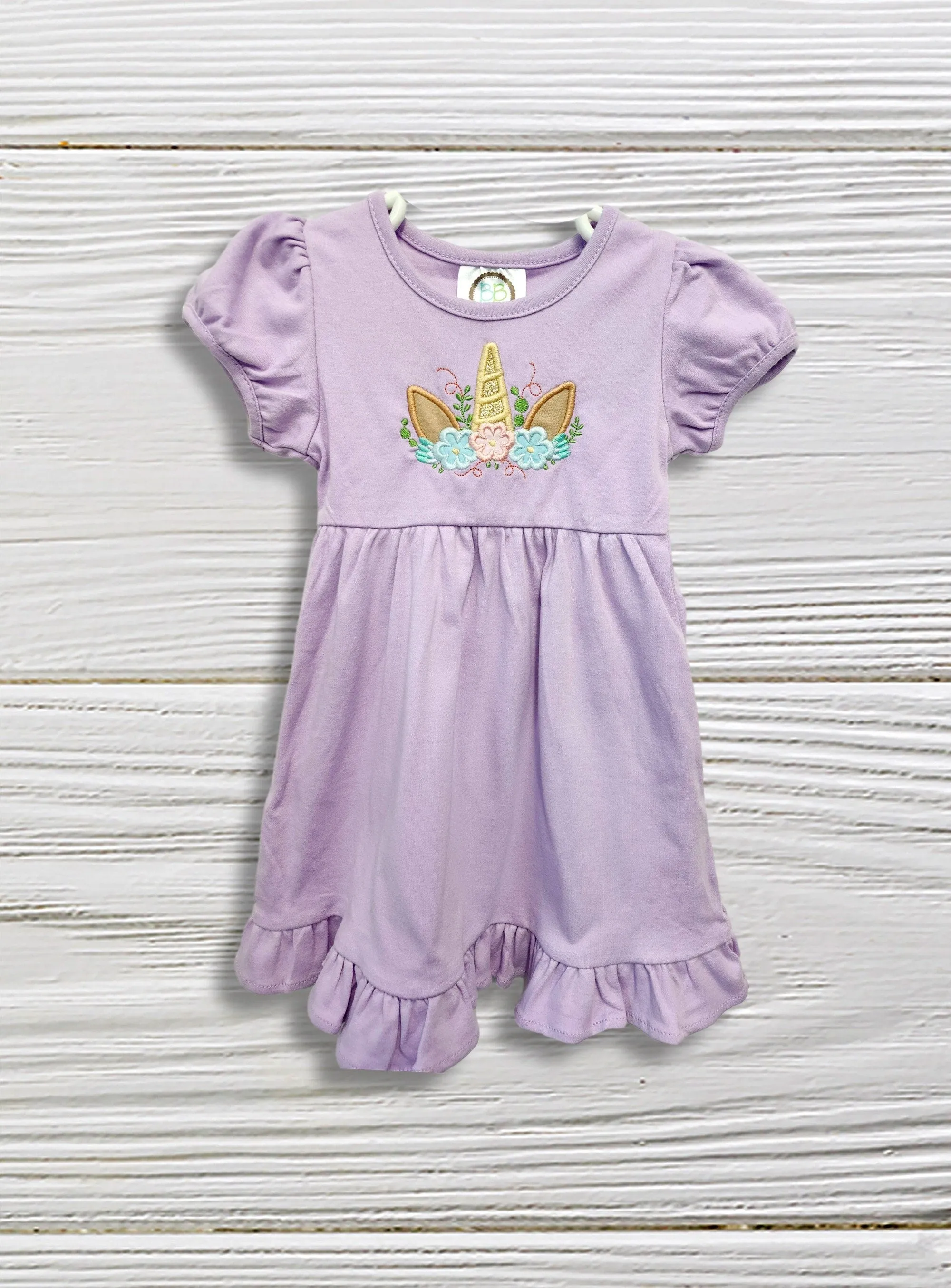 Unicorn birthday dress Flowers unicorn toddler dress Birthday dress