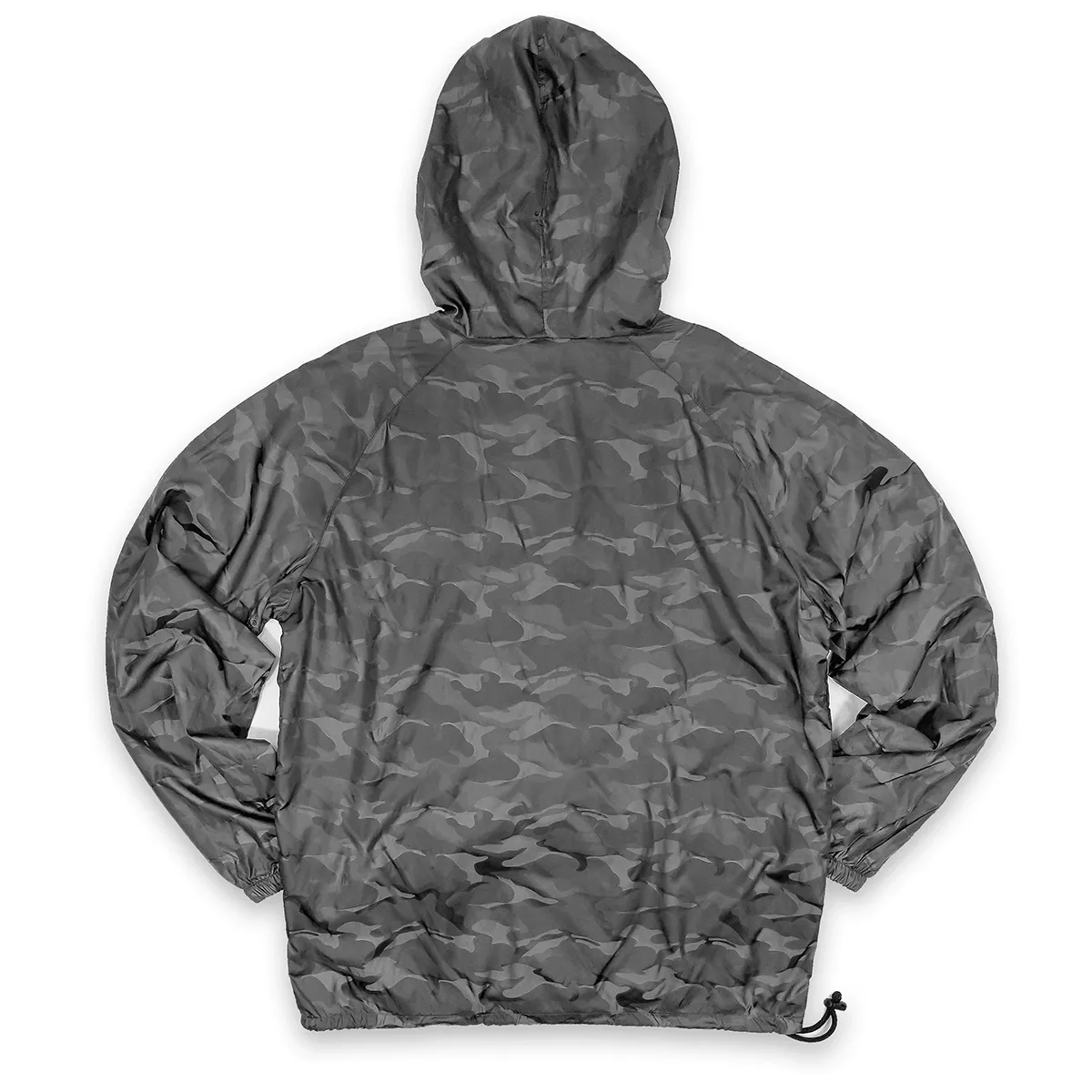 UNISEX NEW H 3D CAMO 1/4 ZIP HOODED ANORAK JACKET - BLACKOPS CAMO