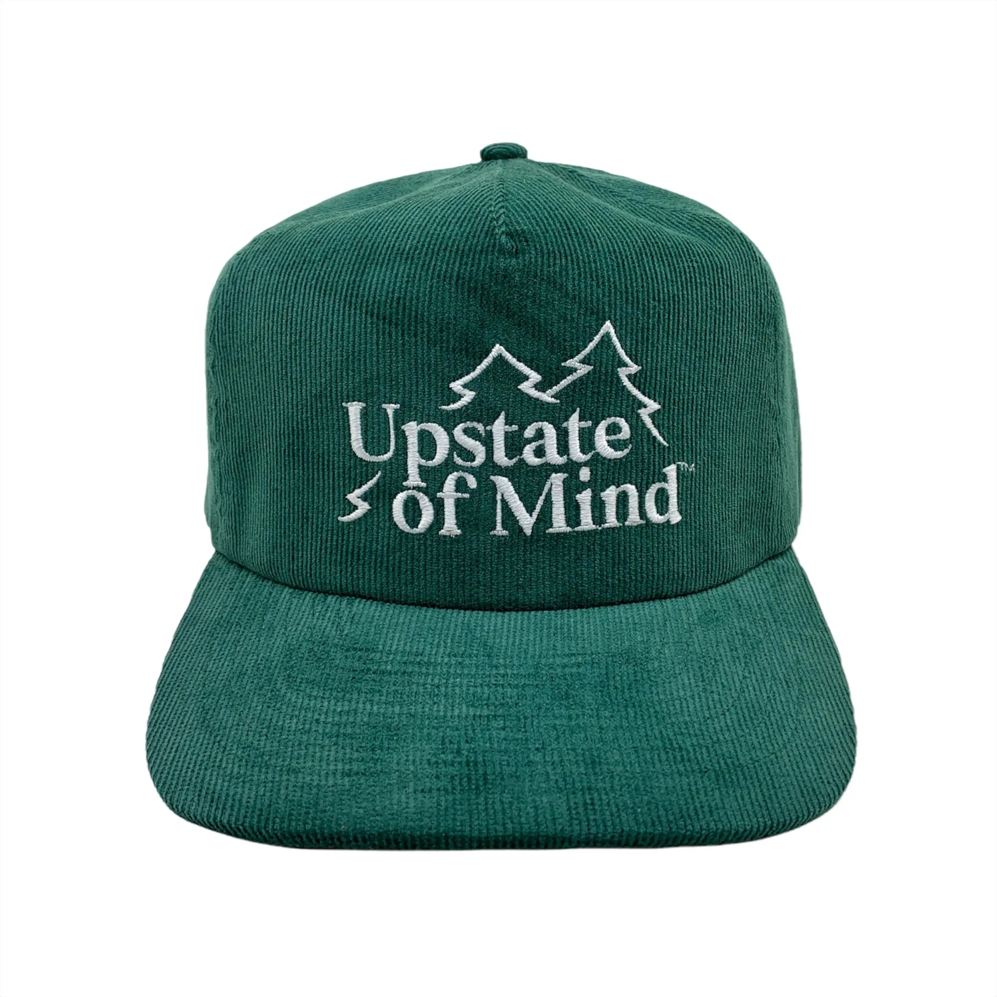 UOM Pine Tree Corduroy Hat - Green