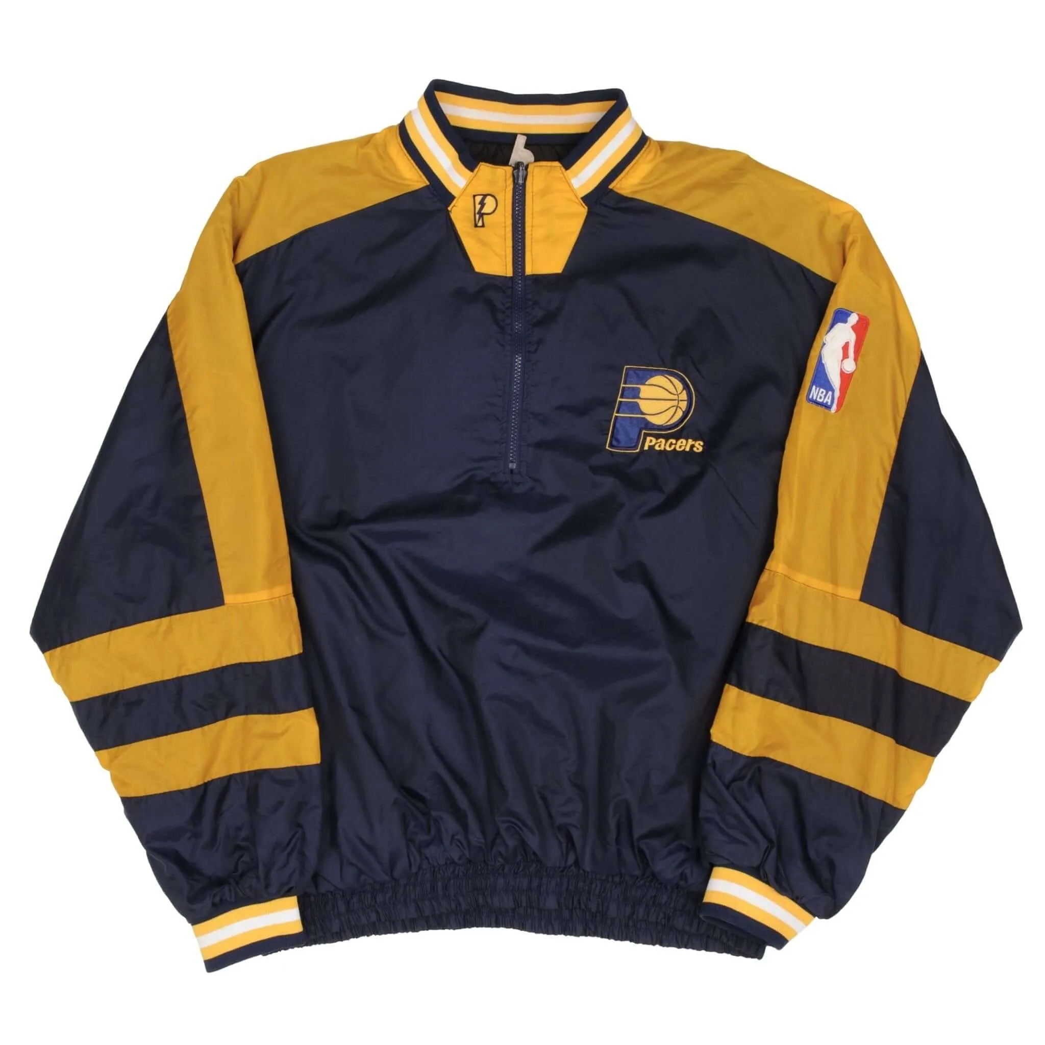 VINTAGE NBA INDIANA PACERS 1990S REVERSIBLE PULLOVER WINDBREAKER JACKET XL