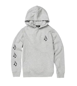 Volcom Kids’ Iconic Stone Fleece Pullover Heather Grey