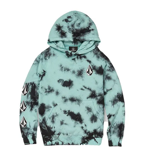 Volcom Kids’ Iconic Stone Plus Fleece Pullover Chlorine