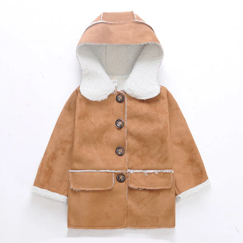 Winter Autumn Outerwear Wool Suede Jacket - Free Shipping to N.A.