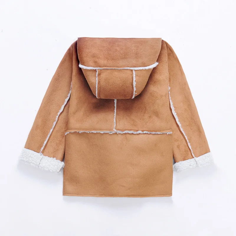 Winter Autumn Outerwear Wool Suede Jacket - Free Shipping to N.A.