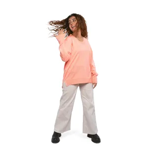 Women Pullover - Saumon