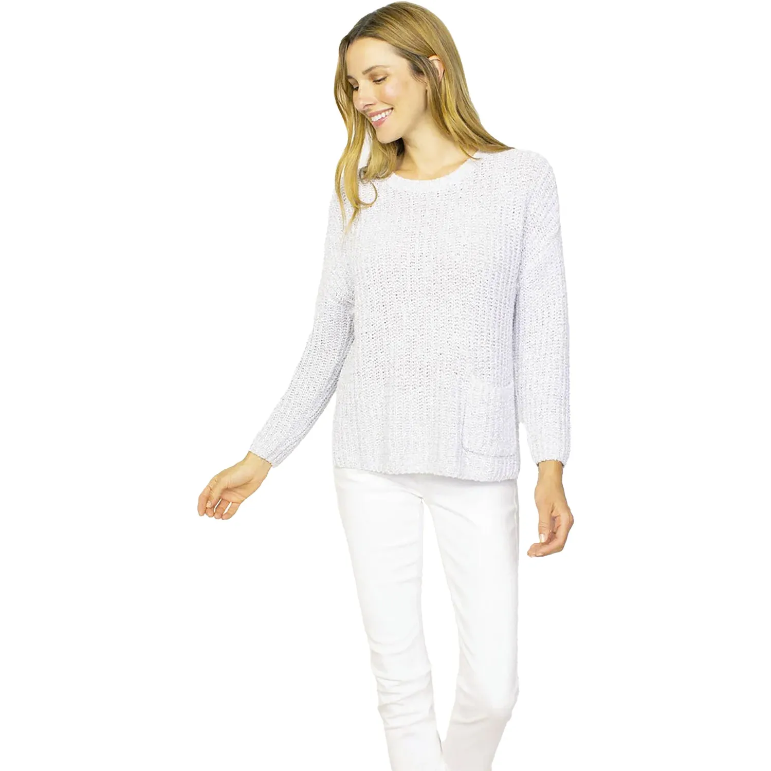 Women's Habitat Fisherman Rib Pullover Smoke