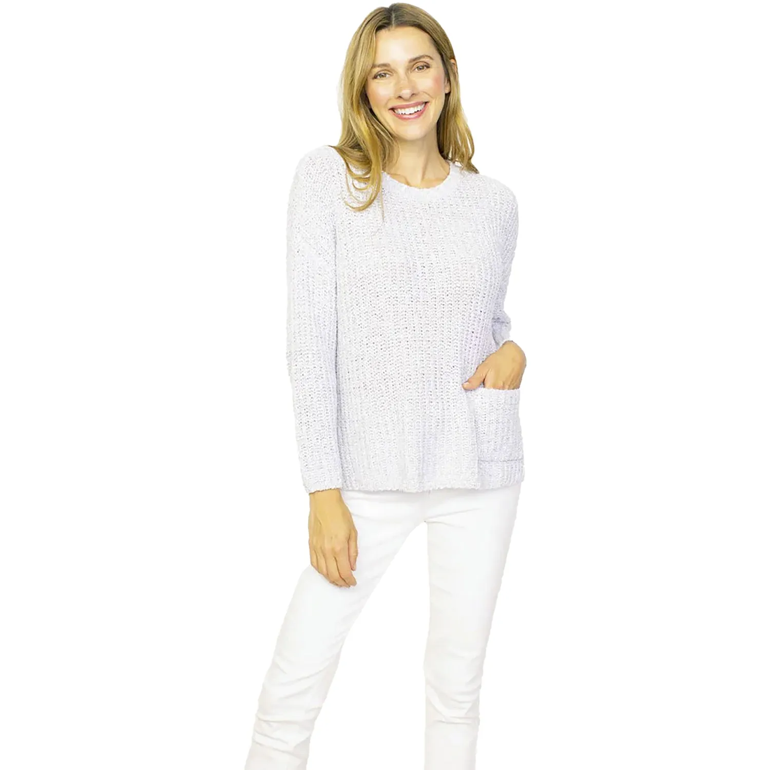 Women's Habitat Fisherman Rib Pullover Smoke