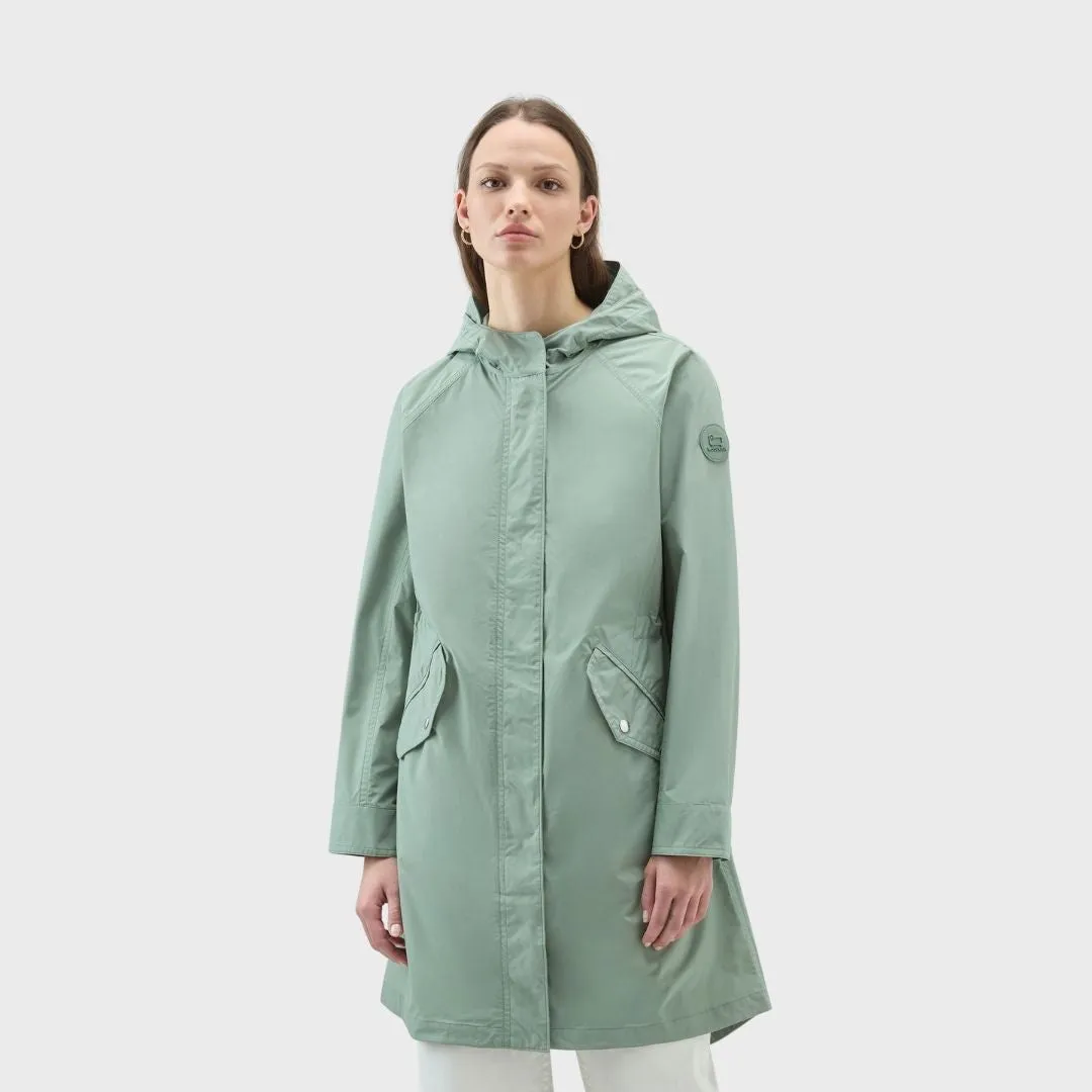 Woolrich Long Summer Parka Women's Sage