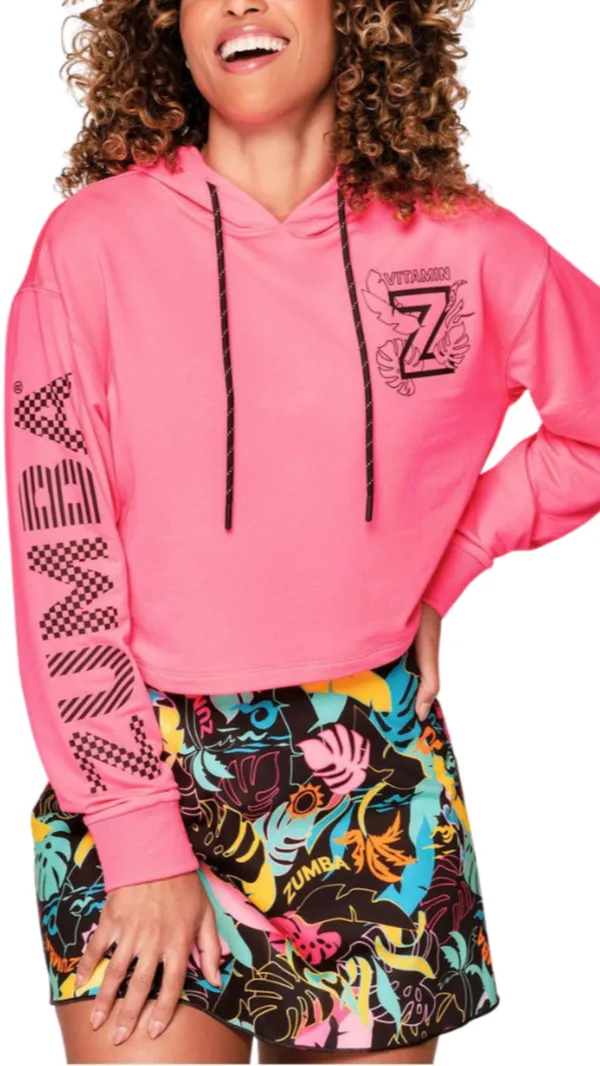 Zumba Coastal Club Crop Pullover (Special Order)